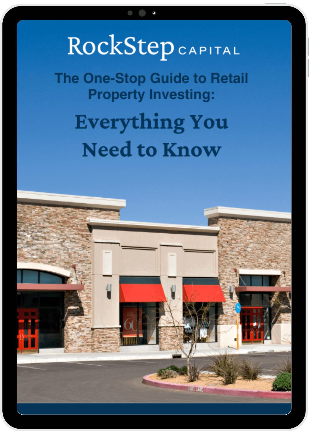 retail ebook on tablet