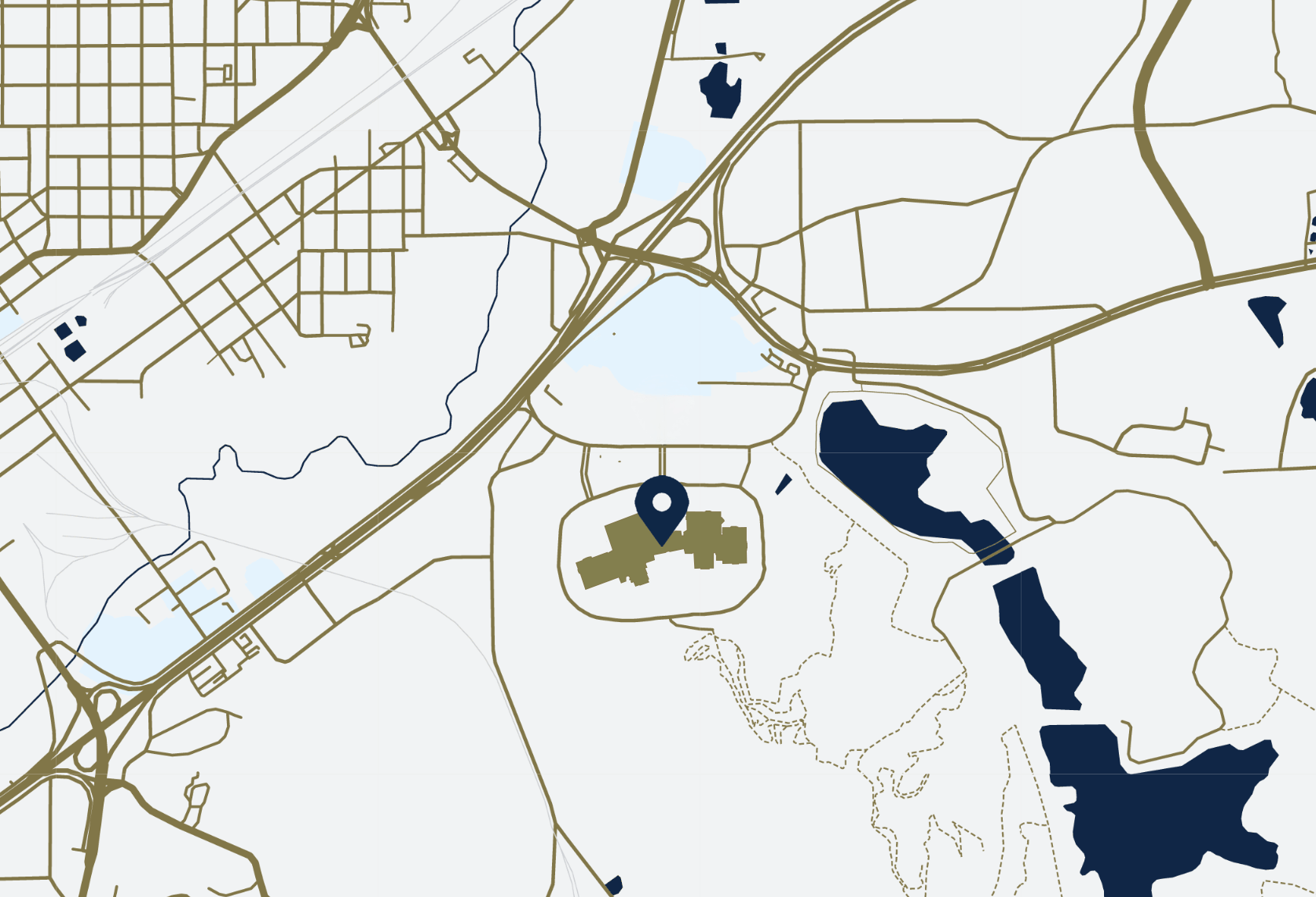 Uptown Meridian Map