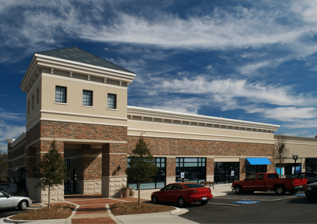 neighborhood center stock image 